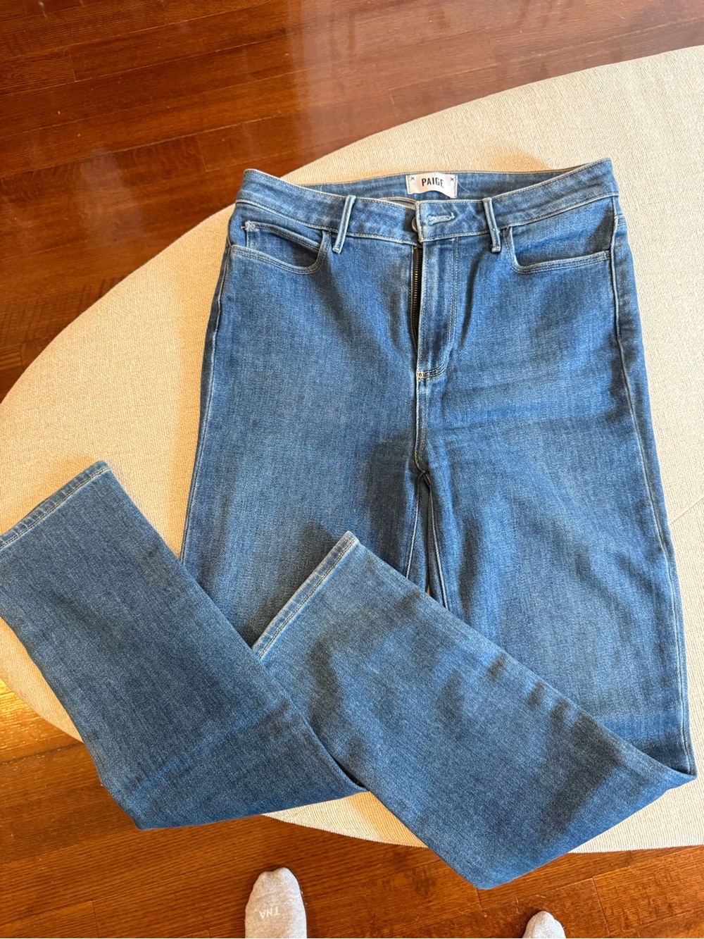 PAIGE Hoxton Slim Light Wash Denim Jeans